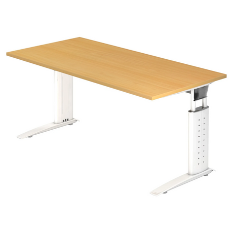 UNDA 16 W | 160x80 | Schreibtisch höhenverstellbar - buerostuhl24