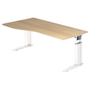 UNDA 18 W | 180x100 | Schreibtisch höhenverstellbar