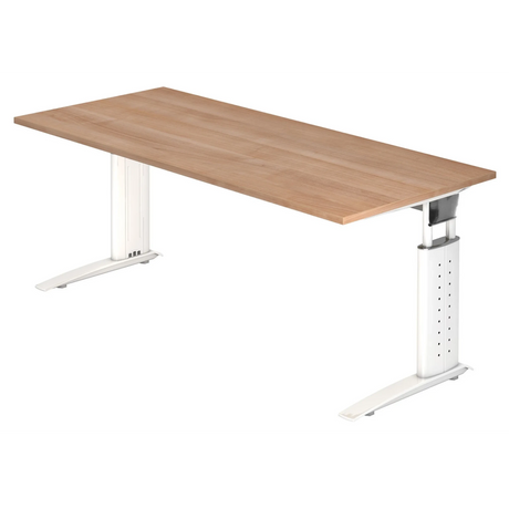 UNDA 19 W | 180x80 | Schreibtisch höhenverstellbar - buerostuhl24