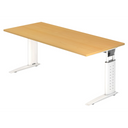 UNDA 19 W | 180x80 | Schreibtisch höhenverstellbar