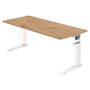 UNDA 19 W | 180x80 | Schreibtisch höhenverstellbar