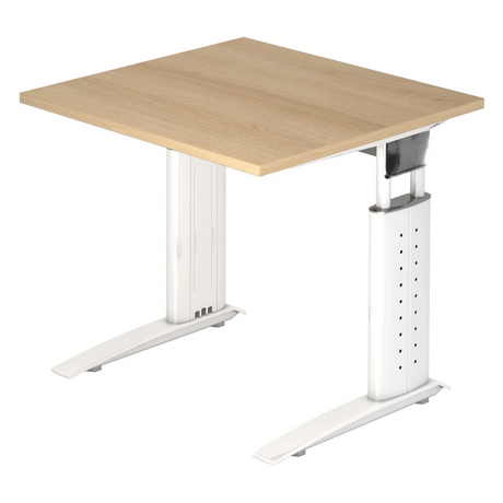 UNDA 8 W | 80x80 | Schreibtisch höhenverstellbar - buerostuhl24