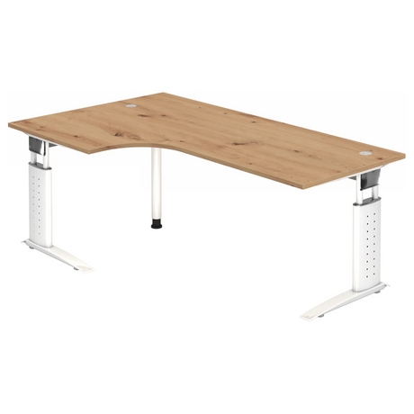 UNDA 82 W | 200x120 | Schreibtisch höhenverstellbar - buerostuhl24