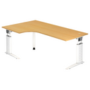 UNDA 82 W | 200x120 | Schreibtisch höhenverstellbar