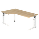 UNDA 82 W | 200x120 | Schreibtisch höhenverstellbar