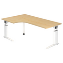 UNDA 82 W | 200x120 | Schreibtisch höhenverstellbar