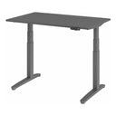 Elektrisch höhenverstellbarer Schreibtisch XBHM 12 GG in Graphit mit digitalem Display von hjh OFFICE PRO