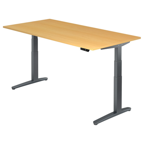 XBHM 2E GG | 200x100 | Schreibtisch elektrisch höhenverstellbar - buerostuhl24