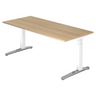 XTRA XB 19 WC | 180x80 | Schreibtisch höhenverstellbar - buerostuhl24