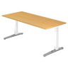 XTRA XB 19 WC | 180x80 | Schreibtisch höhenverstellbar - buerostuhl24