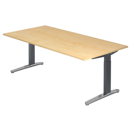 XTRA XB 2E GC | 200x100 | Schreibtisch höhenverstellbar - buerostuhl24