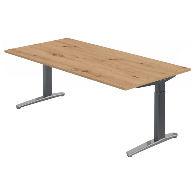 XTRA XB 2E GC | 200x100 | Schreibtisch höhenverstellbar - buerostuhl24