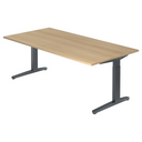 XTRA XB 2E GG | 200x100 | Schreibtisch höhenverstellbar