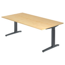 XTRA XB 2E GG | 200x100 | Schreibtisch höhenverstellbar