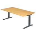 XTRA XB 2E GG | 200x100 | Schreibtisch höhenverstellbar