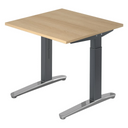XTRA XB 8 GC | 80x80 | Schreibtisch höhenverstellbar - buerostuhl24